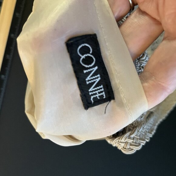 Crochet Mini Crossbody Bag With Coin Purse Vintage Excellent - Picture 3 of 9